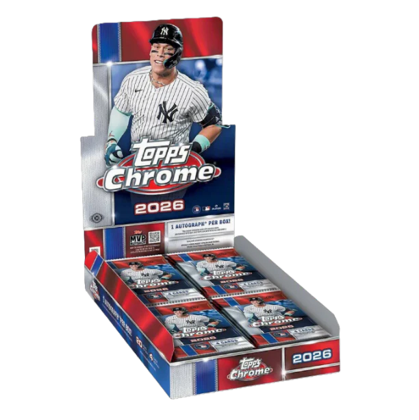 2026 Topps Chrome MLB Baseball Hobby Box
