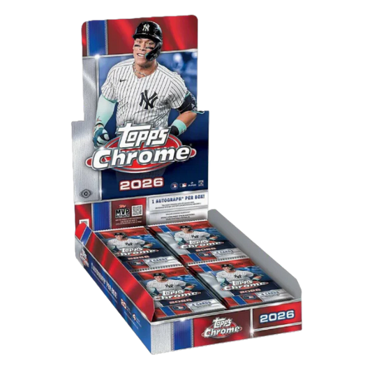 2026 Topps Chrome MLB Baseball Hobby Box