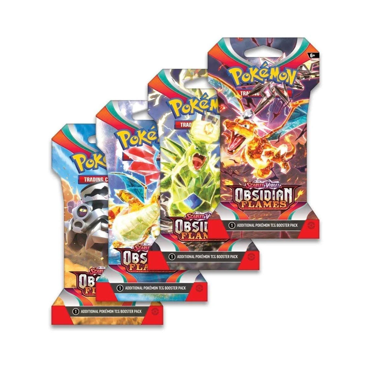 Pokemon - Scarlet and Violet - Obsidian Flames - SV03 - Sleeved Booster Pack - Styles Vary