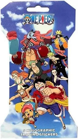 One Piece Holographic Trading Stickers