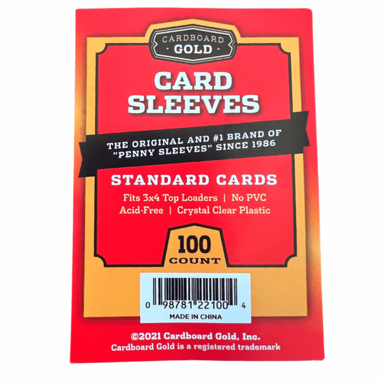 Cardboard Gold - Standard Card Sleeves - 2 5/8" x 3 5/8" - 100ct