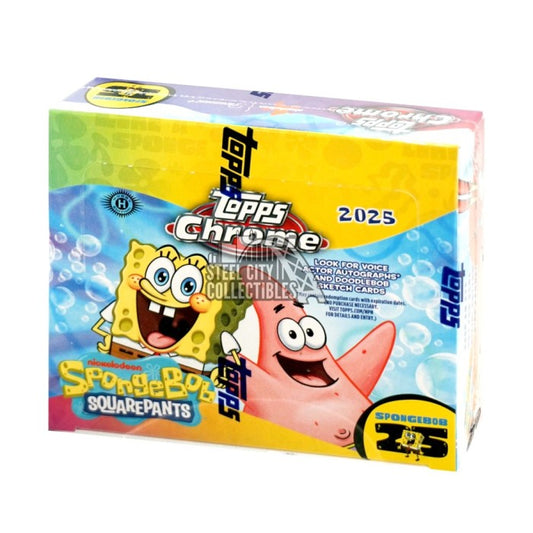 2025 Topps Chrome SpongeBob Sqaure Pants Hobby Box