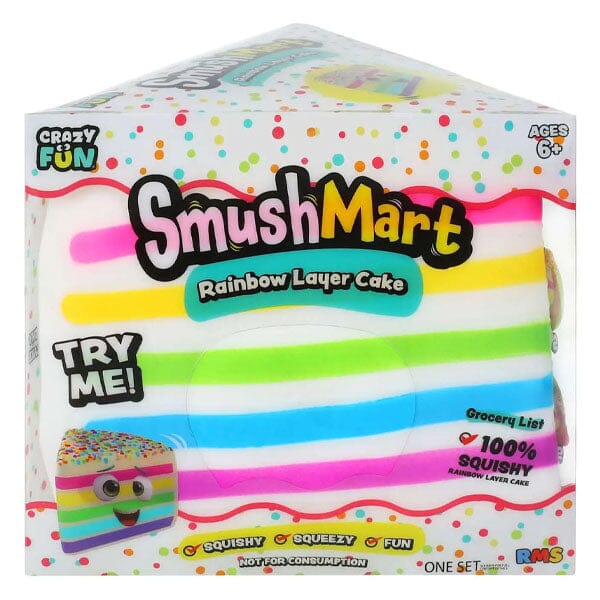 RMS Scented Smush Mart Rainbow Layer Cake Squishy