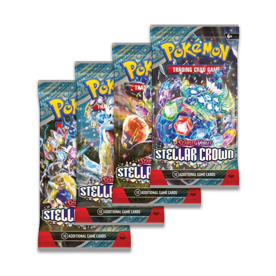 Pokemon - Scarlet and Violet - Stellar Crown - SV07 - Booster Pack - Styles Vary