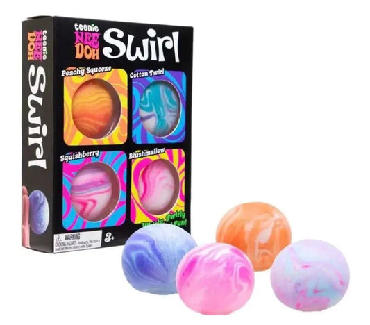 NeeDoh Teenie NeeDoh Swirl 4 Pack