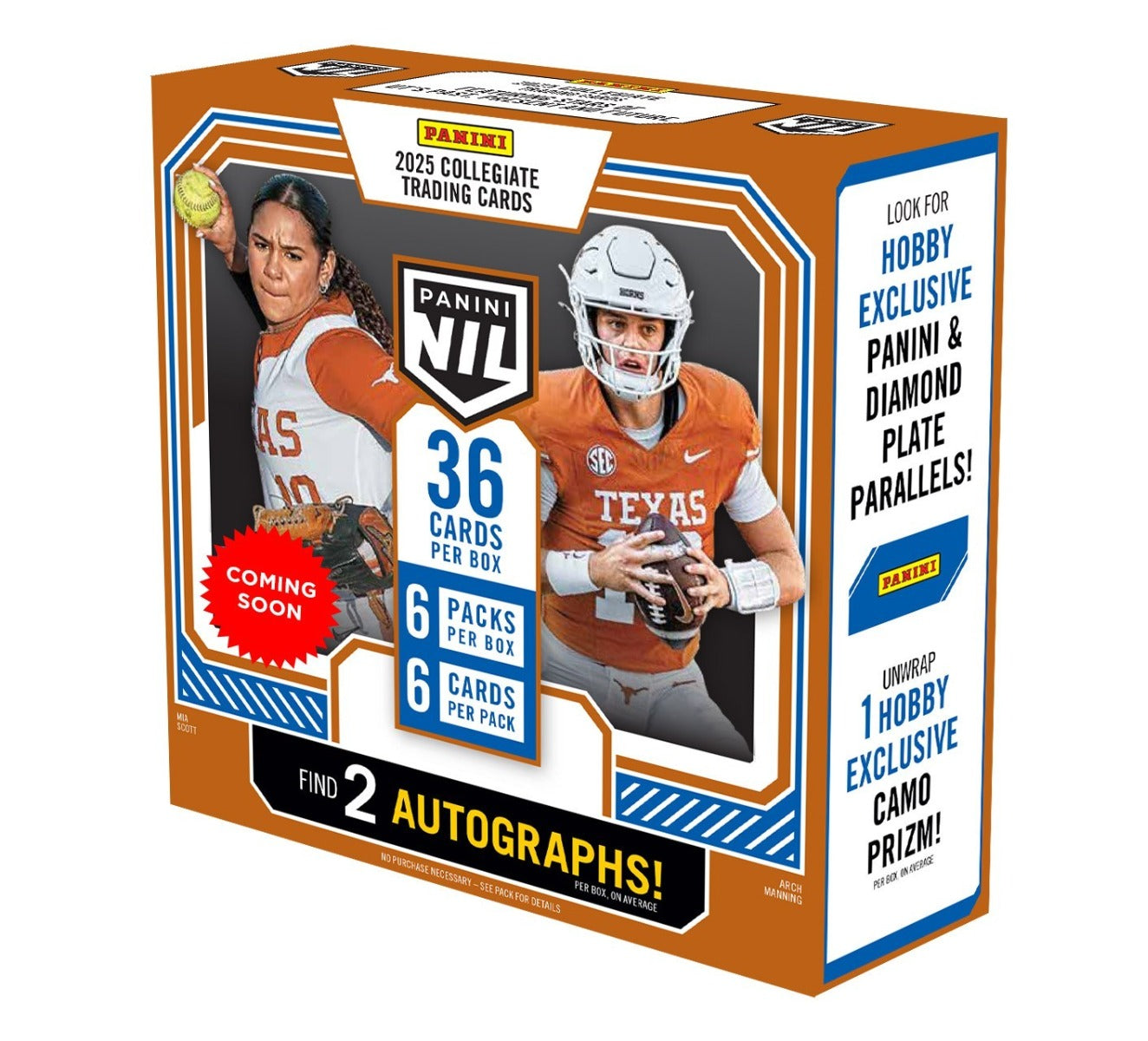 2025-26 Panini NIL Texas Longhorns Hobby Box