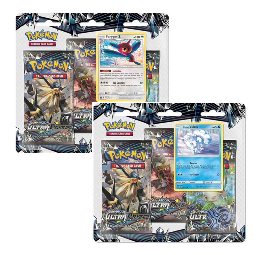 Pokemon - Sun and Moon - Ultra Prism - 3 Pack Blister - Styles Vary